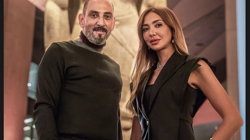 مي جلال وخالد عزام