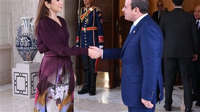 الرئيس السيسي يستقبل ملكة الدنمارك ويبحثان تعزيز الشراكة الاستراتيجية