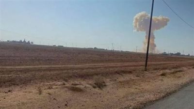 انفجار عنيف داخل مستودع أسلحة تابع لقوات قسد بريف الحسكة شمال شرق سوريا