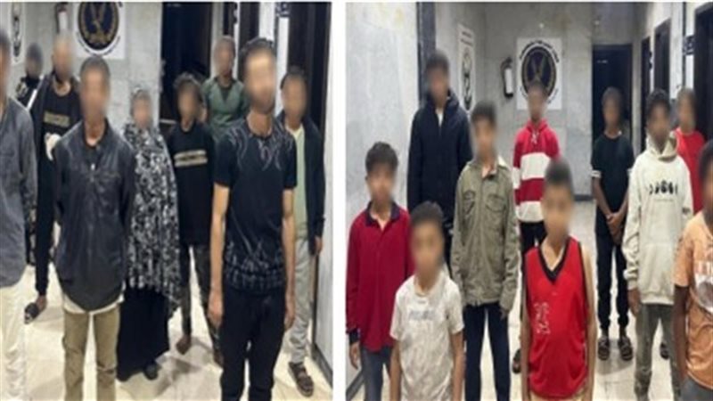 الاطفال والمتهمين