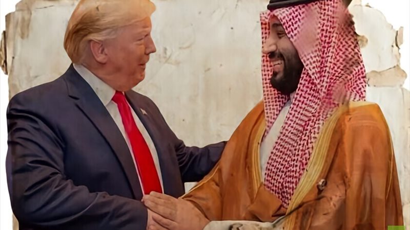 محمد بن سلمان وترامب