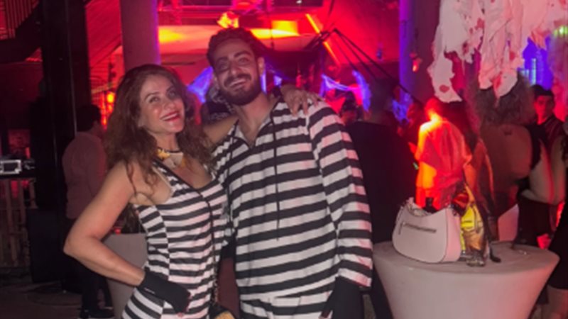 هيدي كرم ونجلها نديم