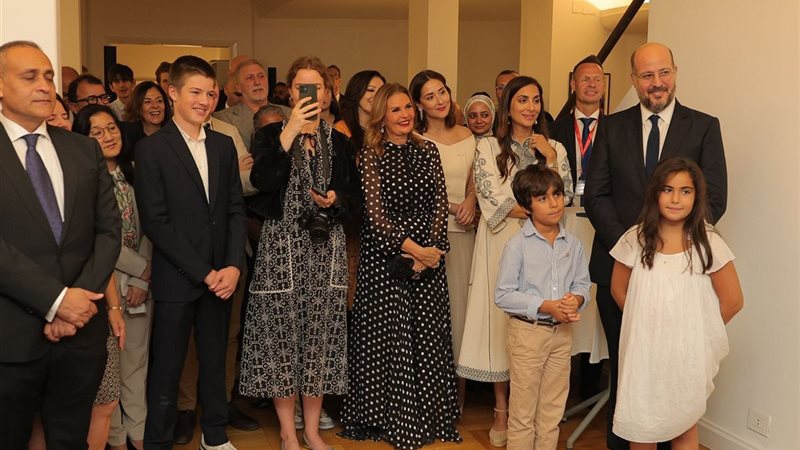 استقبال ملكة الدنمارك