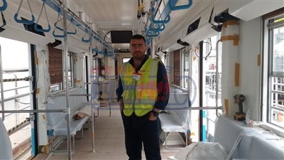 ننشر الصور الأولى لاختبار قطار مترو حلوان القديم بعد تطويره في إسبانيا| خاص