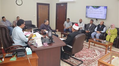 سكرتير بني سويف يتابع تطوير مسجد السيدة حورية للحفاظ على طابعه الأثري