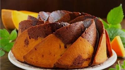 طريقة عمل كيك الماربل بالبرتقال بخطوات سهلة وطعم رائع 	