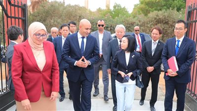 وزير التعليم يصطحب الأميرة أكيكو في زيارة للمدرسة المصرية اليابانية بمدينة نصر