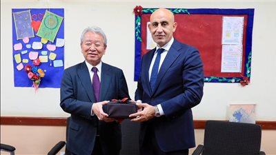 وزير التربية والتعليم يلتقي رئيس الوكالة اليابانية للتعاون الدولي (جايكا) 