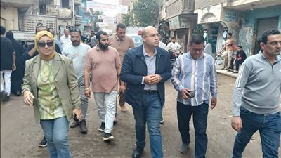 نائب محافظ الجيزة يتفقد شوارع زاوية أبو مسلم بمركز أبو النمرس ميدانيًا