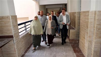 محافظ المنوفية يتفقد التجهيزات واللمسات النهائية للمدرسة المصرية اليابانية