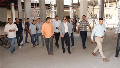 محافظ المنوفية يتفقد إنشاءات مدرسة بركة السبع الرسمية للغات الجديدة