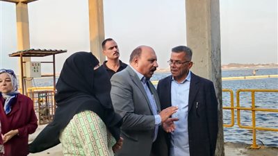 رئيس مياه القناة يتابع سير انتظام العمل بمحطة معالجة MK ببورسعيد