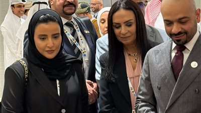 وزيرة التضامن تفتتح فعاليات المعرض العربي للأسر المنتجة بالدوحة