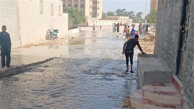 بالصور.. غرق قرية بيت داوود بجرجا في الصرف الصحي    