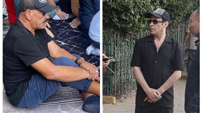 سعد الصغير ومحمد لطفي أول حضور جنازة السيناريست أحمد عبد الله