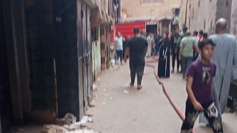 حريق بشبرا الخيمة