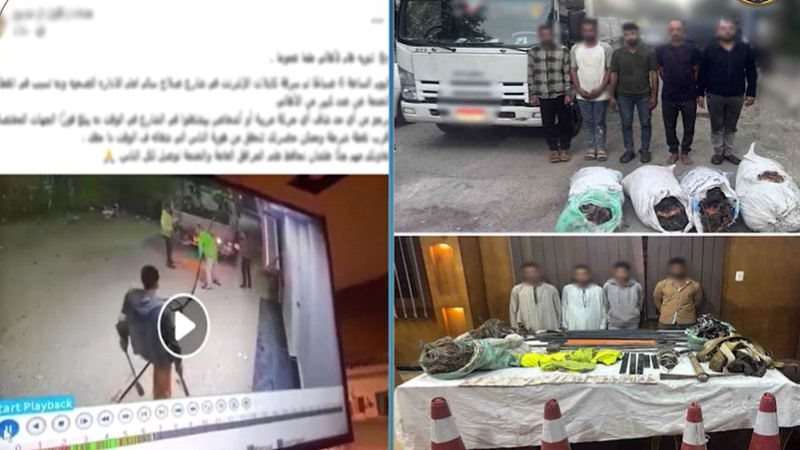 المتهمين بسرقة كابلات