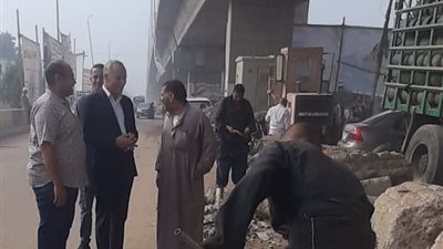 إصلاح كسر بخط مياه أبو صير وتحرير 8 محاضر بمستودعات الفشن