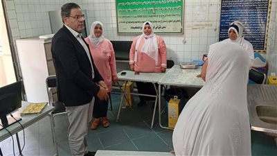 جولة مفاجئة لرفع كفاءة الخدمة الصحية بشبين الكوم.. وإحالة المتغيبين للتحقيق