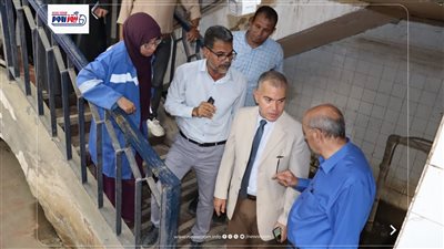 رئيس مياه الفيوم يتفقد عددًا من مواقع العمل لمتابعة سير الأداء بالشركة