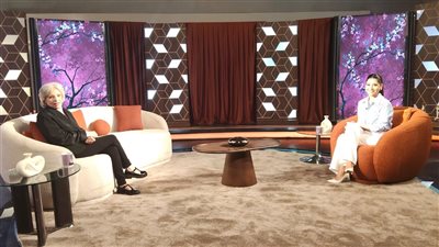 عارفة عبد الرسول  في أول ظهور لها بعد رحيل زوجها: محضرتش مشهد الدفن