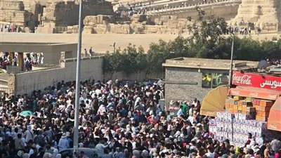 آلاف الزوار يتجهون إلى الأهرامات بعد إغلاق المتحف المصري الكبير
