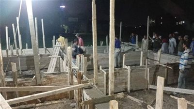 حملات مكثفة لإزالة التعديات على الأراضي الزراعية بقرية الأبعادية بالبحيرة