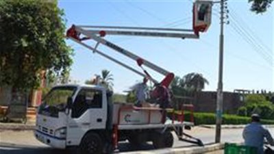 حي أول طنطا يطلق حملة صيانة وإنارة شاملة خلال 24 ساعة