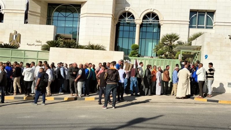 مشاركة المصريين بالأردن