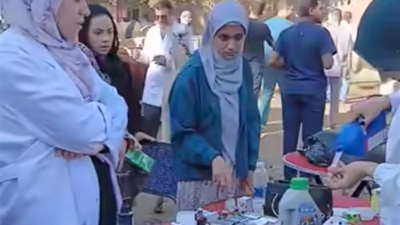 من القافلة الطبية
