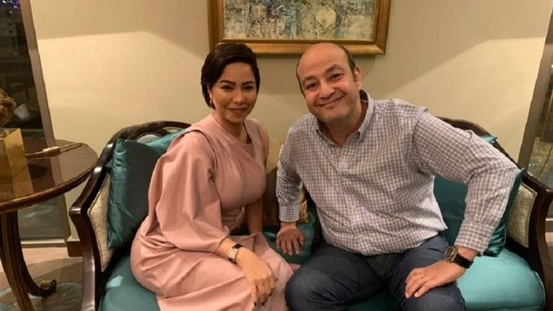 عمرو أديب وشيرين