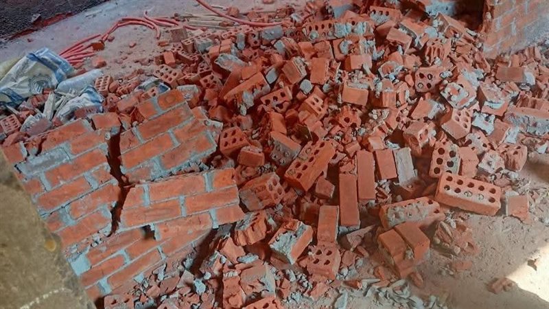 جانب من الإزالة 