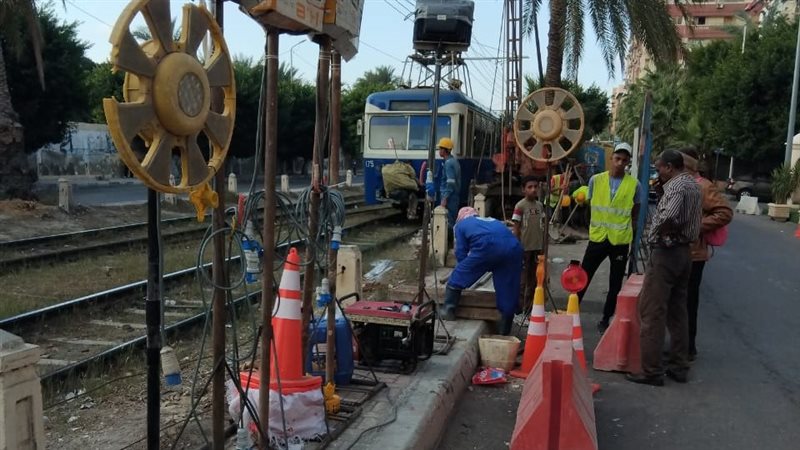 أعمال محطات الترام