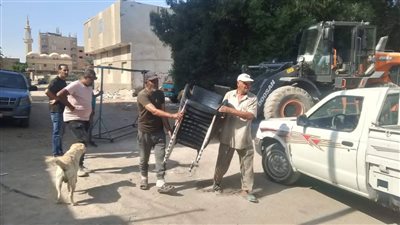 حي الأربعين يكثف حملاته الميدانية لرفع المخلفات والإشغالات وإزالة التعديات