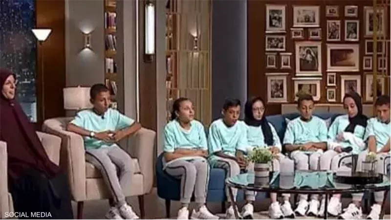 سيدة مصرية تلد 7