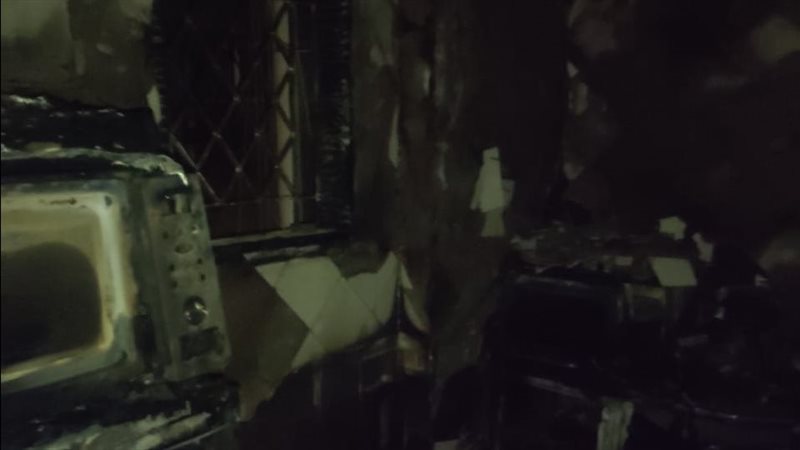 صورة من الحريق 