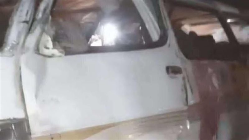 جانب من الحادث 