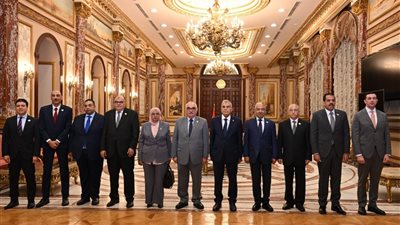 المستشار عصام فريد يستقبل رئيس هيئة قضايا الدولة والوفد المرافق له 