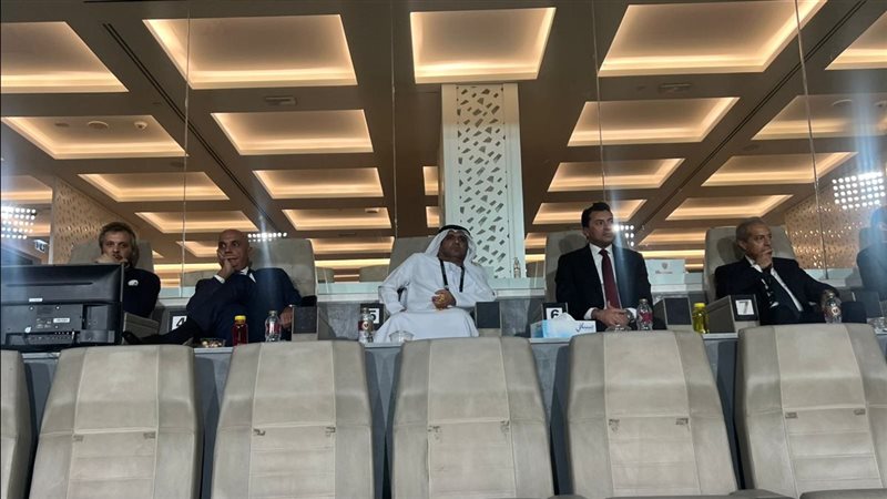 الدكتور أشرف صبحي في نهائي السوبر المصري بالإمارات