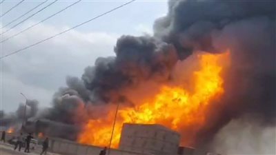 محافظ المنوفية يقطع جولته ويتوجه إلى حريق مصنع بالسادات