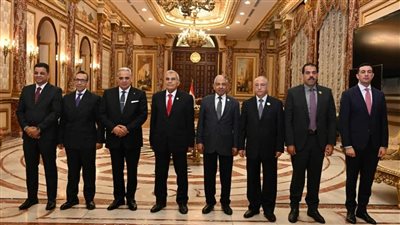 المستشار عصام فريد يستقبل رئيس نادي قضاة مصر والوفد المرافق له