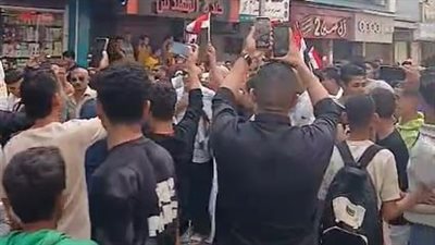 قبل الإدلاء بأصواتهم في الانتخابات.. مسيرة حاشدة بالأعلام في الإسكندرية