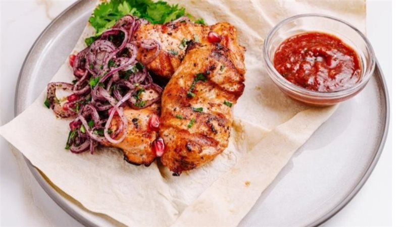 دجاج تكا بالفرن الهندي