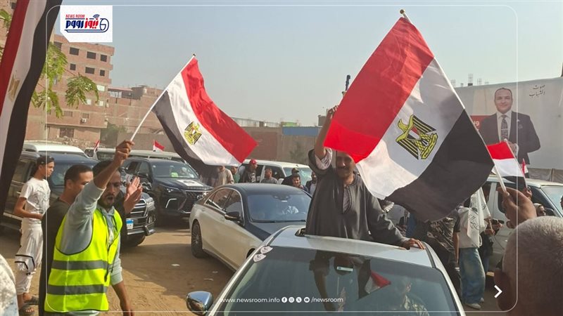 احتشاد أهالي الهرم