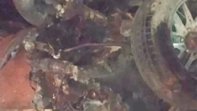 جانب من الحادث 