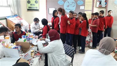 جامعة بنها تطلق مبادرة من أجل قلوب أطفالنا وإجراء 381 كشفًا طبيًا 