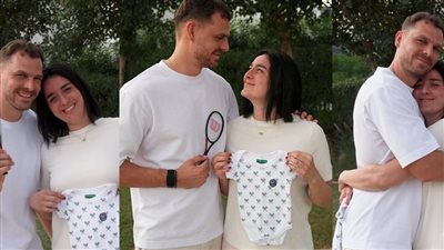 الرياضيان كريم كمون وزوجته أنس جابر ينتظران طفلهما الأول