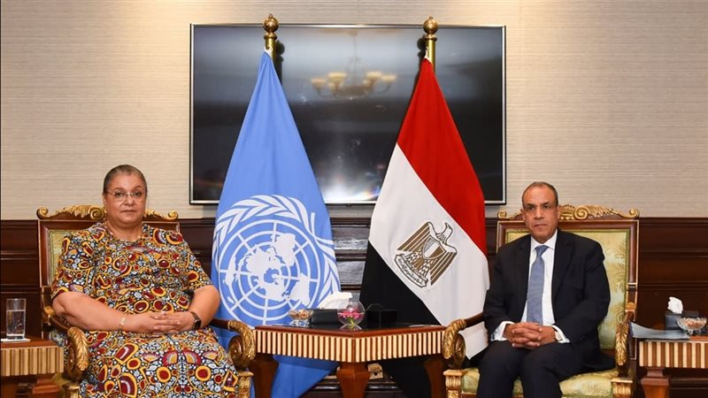 وزير الخارجية ومبعوثة