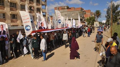 بهتافات «تحيا مصر».. كبار السن يشاركون بكثافة أمام اللجان الانتخابية