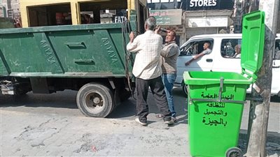 محافظ الجيزة: وضع صناديق قمامة جديدة بشارع الملك فيصل لتحسين المظهر الحضاري 